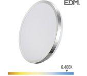 Aplique Plafón LED EDM F 12 W (6500 K)