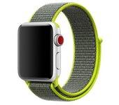 Bracelete NylonSense para Apple Watch Series 9 45mm Verde Florescente