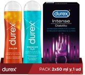 Durex Anillo Vibrador Intense Orgasmic Diablillo Estimulador Clítoris + Lubricante de Base Agua Efecto Calor y Efecto Frío