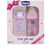 CHICCO GIFT SET WELLBEING ROSA SILICONA