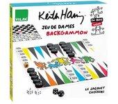 Jogo de Mesa VILAC Checkers And Backgammon Keith Haring (6 Anos)