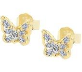 Pendientes Mariposa en Plata de Ley 925