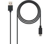 Cable USB 2.0 A A USB-C Negro 0,5m