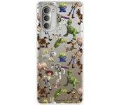 Funda para Motorola Moto G51 5G Oficial de Disney Muñecos Toy Story Siluetas - Toy Story