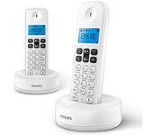 Teléfono Dect Philips D1612W Duo