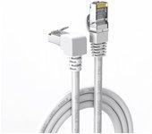 Cable de Red CAT 5e 1x 90 angular, U / UTP – PVC 3 metros Blanco - GOOBAY