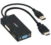 Hdmi to dp/dvi/vga converter