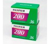 Fuji Película Fotográfica FujiFilm Color, Carrete 36 Fotografías Analógico ISO 200 para Cámara Analógica 135mm