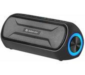 Altavoz bluetooth s1000 20w bt/fm/aux luces negro