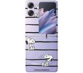 Funda para Oppo Find N2 Flip Oficial de Peanuts Snoopy rayas - Snoopy