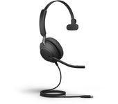 Jabra 24189-889-999 auricular y casco Auriculares Alámbrico Diadema Llamadas/Música USB tipo A Negro