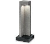 Ideal Lux - titano - Baliza exterior led integrada 1 luz Granito 3000K IP55