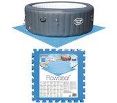 Bestway Suelo protector para piscina 8 uds azul