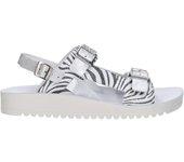 Sandalias de Niña KICKERS 894882-30 ODYSUMMER 161 ARGENT ZEBRE