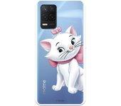 Funda para Realme 8 5G Oficial de Disney Marie Silueta - Los Aristogatos