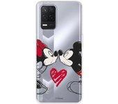 Funda Para Realme Narzo 30 5G Oficial De Disney Mickey Y Minnie Beso - Clásicos Disney