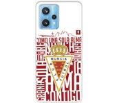 Funda Para Realme 9 Pro+ Del Real Murcia Escudo Fondo Blanco - Licencia Oficial Real Murcia