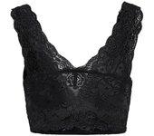 Sujetador only onlchloe lace black mujer