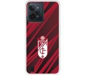 Funda Para Realme C31 Del Escudo - Líneas Rojas Y Negras - Licencia Oficial Granada Cf