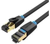 Cable de Red RJ45 SFTP Vention IKABK Cat.8/ 8m/ Negro