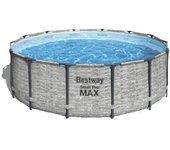 PISCINA CIRCULAR PVC BESTWAY POWER STEEL 427X122CM 15232LT