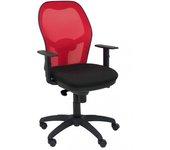 Silla Jorquera malla roja asiento bali negro