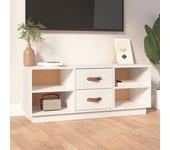 Mueble De Tv VIDAXL Blanco Madera (100x34x40 cm)