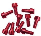 TORNILLOS ALU7075T6 M5X5 ROJO ANODIZADO (10UNI)