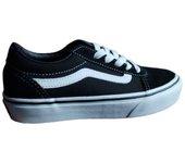 Zapatillas VANS Ward Niños (38.5 - Negro y Blanco)