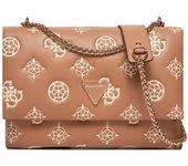 Guess - BANDOLERA DEESA LOGO TAUPE LOGO