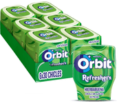 ORBIT REFRESH HIERBA 6X60GR 30uds por cada bote (en total 180uds)