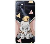 Funda para Realme C35 Oficial de Disney Dumbo Silueta Transparente - Dumbo