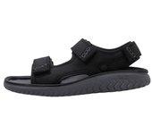 Clarks Wesley Bay Sandalia Plana hombre Negro