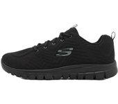 ZAPATILLAS SKECHERS NEGRAS BURNS-AGOU