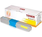 Tóner Compatible con OKI 44973533 Amarillo