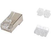 Kit 100 Uds Conectores Rj45 Equip Categoria 6A Stp