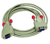 Serial null modem cable d9f/f