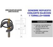 Genebre rep-conjunto sujecion 1 tornillo 100090