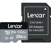 Lexar Tarjeta De Memoria Microsdxc 256gb U3