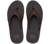 Reef Leather Fanning Flip Flops