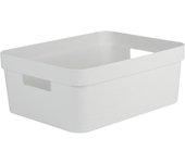 Caja de almacenamiento EDA STONE, 18 litros, PP, blanco