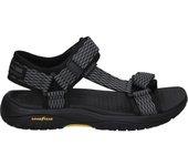 Sandalias SKECHERS Hombre (Textil - 43 - Negro)