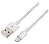 aisens cable de 2m usb a lightning blanco