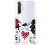 Funda para Realme X2 Oficial de Disney Mickey y Minnie Beso - Clásicos Disney