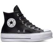 Zapatilla Mujer Converse Lift HI Piel Negro