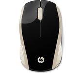 Ratón HP (1000 dpi - Negro,Oro)