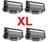 4 toner compatibles para Brother TN2510XL TN-2510 XL TN2510 XL alta capacidad