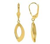 Joyas Oro 8K – Pendientes de Aro en Oro con Circonitas Nelia