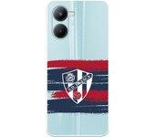 Funda para Realme C33 del SD Huesca Rayas Transparente  - Licencia Oficial SD Huesca