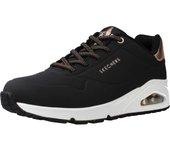 Zapatilla Skechers W Uno Shimmer Away BLK